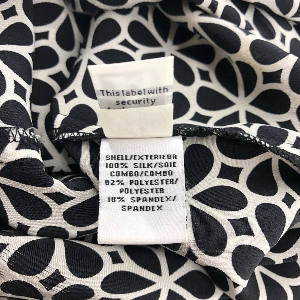 Diane Von Furstenberg Black/White Button Up Dress - Picture 4 of 7